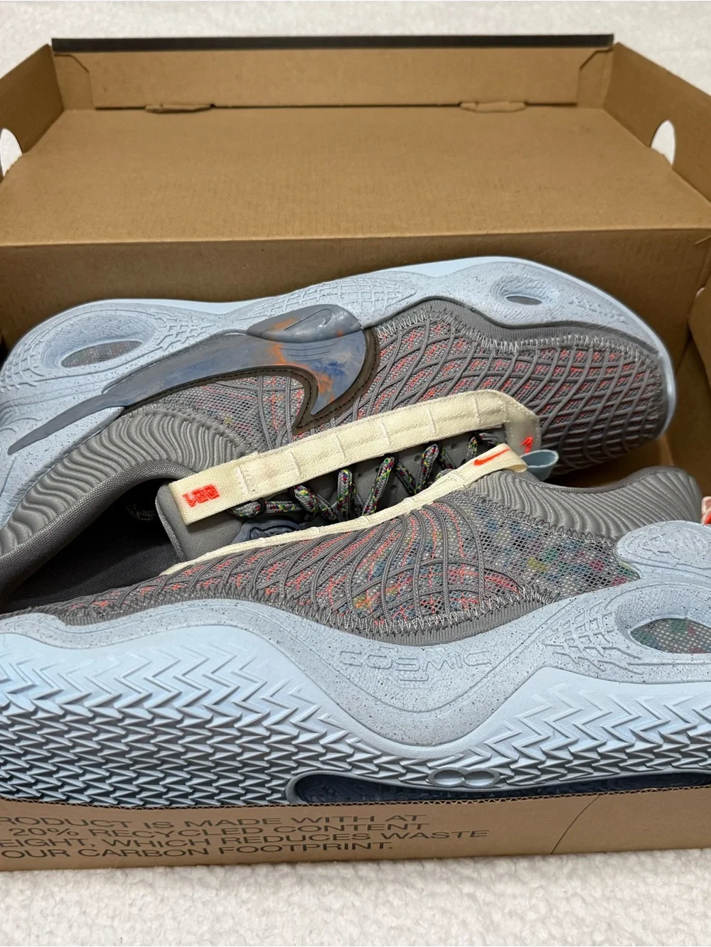 New Men’s Size 11.5 Nike Cosmic Unity Particle Grey / Chambray Space Hippie